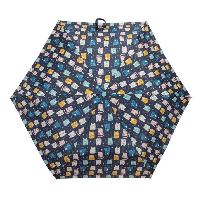 totes® Supermini Cats Print Umbrella ( 3 Section ) Extra Image 1